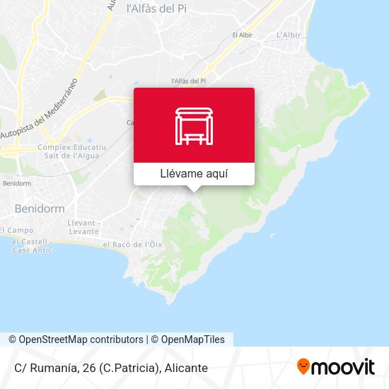 Mapa C/ Rumanía, 26 (C.Patricia)