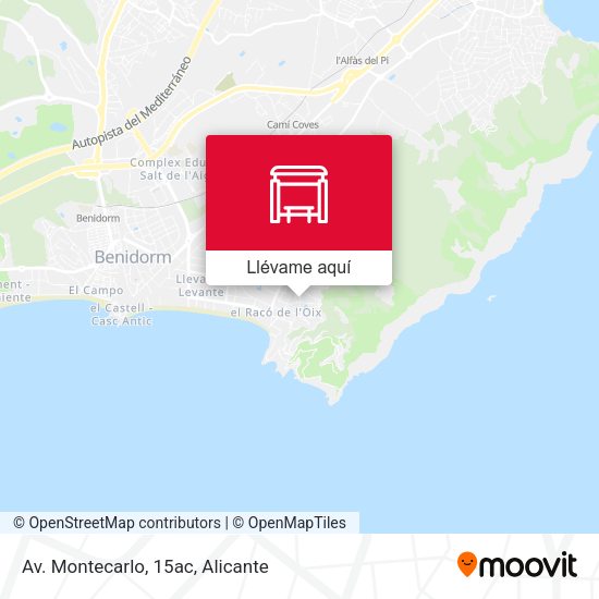 Mapa Av. Montecarlo, 15ac