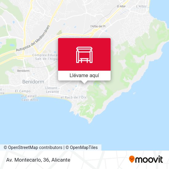 Mapa Av. Montecarlo, 36