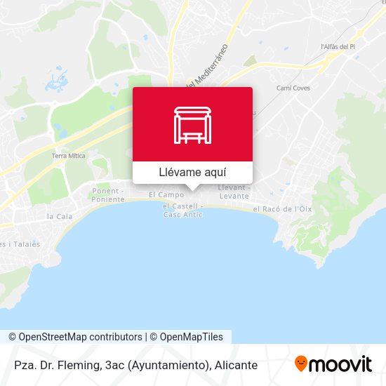 Mapa Pza. Dr. Fleming, 3ac (Ayuntamiento)