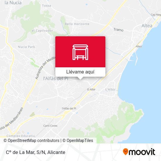 Mapa Cº de La Mar, S/N