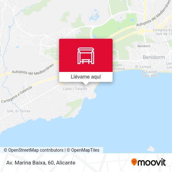 Mapa Av. Marina Baixa, 60