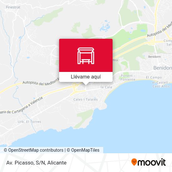 Mapa Av. Picasso, S/N