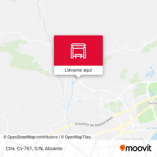 Mapa Ctra. Cv-761, S/N
