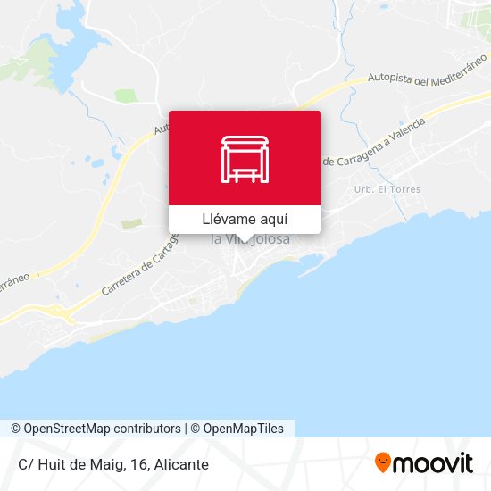 Mapa C/ Huit de Maig, 16