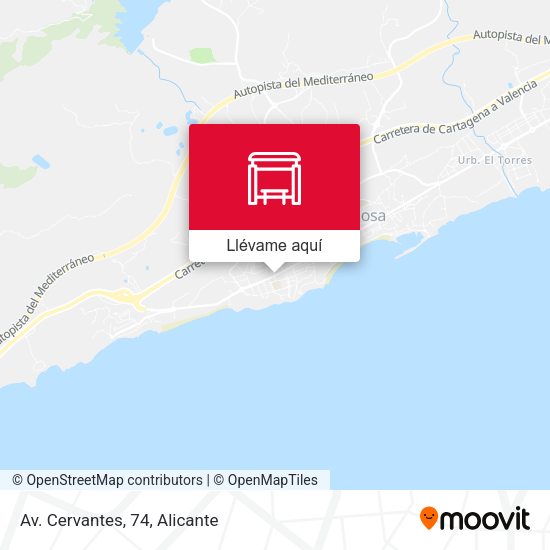 Mapa Av. Cervantes, 74