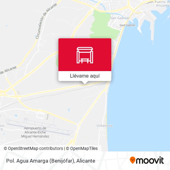 Mapa Pol. Agua Amarga (Benijófar)