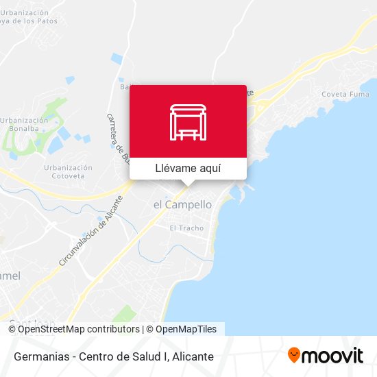 Mapa Germanias - Centro de Salud I