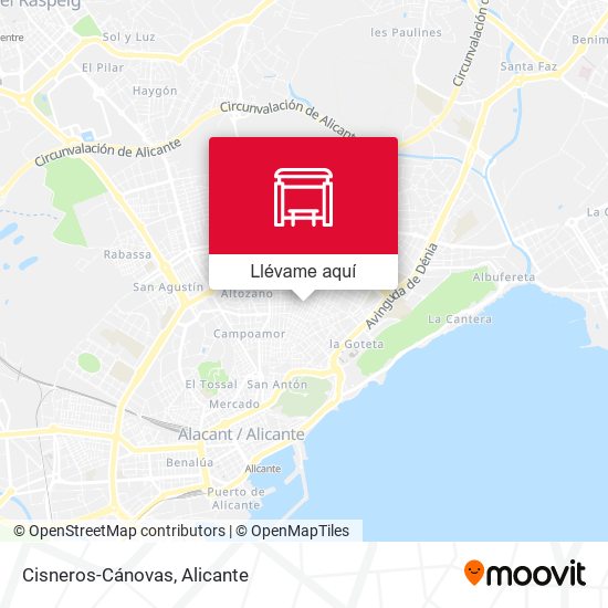 Mapa Cisneros-Cánovas
