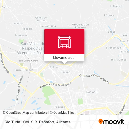Mapa Rio Turia - Col. S.R. Peñafort