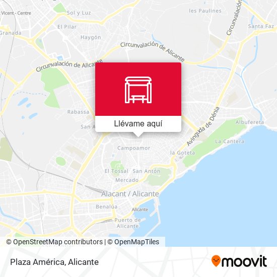 Mapa Plaza América