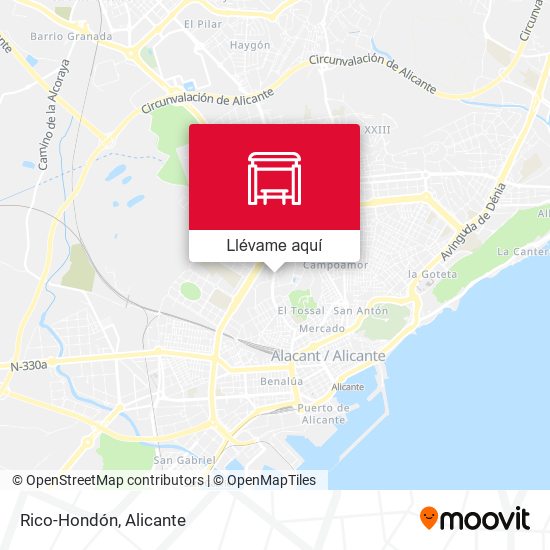 Mapa Rico-Hondón