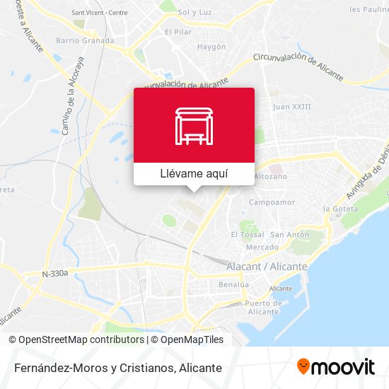 Mapa Fernández-Moros y Cristianos