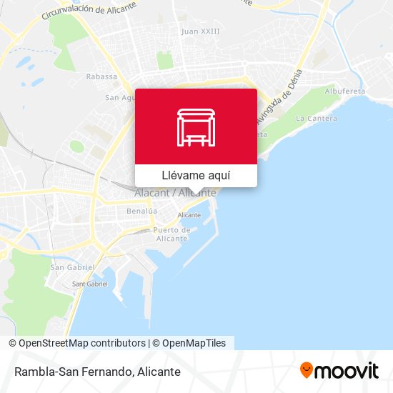 Mapa Rambla-San Fernando