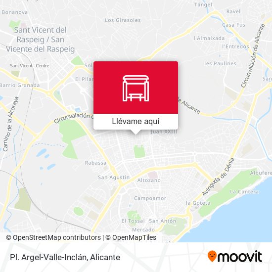 Mapa Pl. Argel-Valle-Inclán