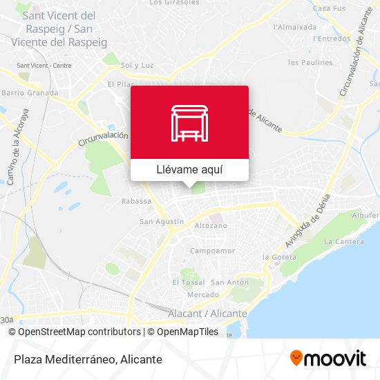 Mapa Plaza Mediterráneo