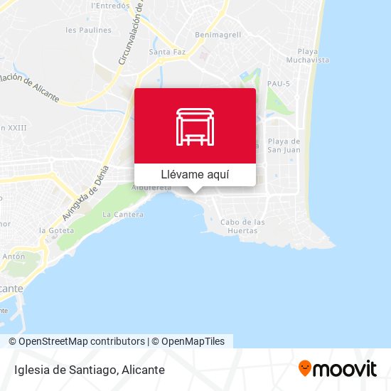 Mapa Iglesia de Santiago