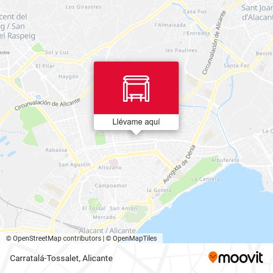 Mapa Carratalá-Tossalet