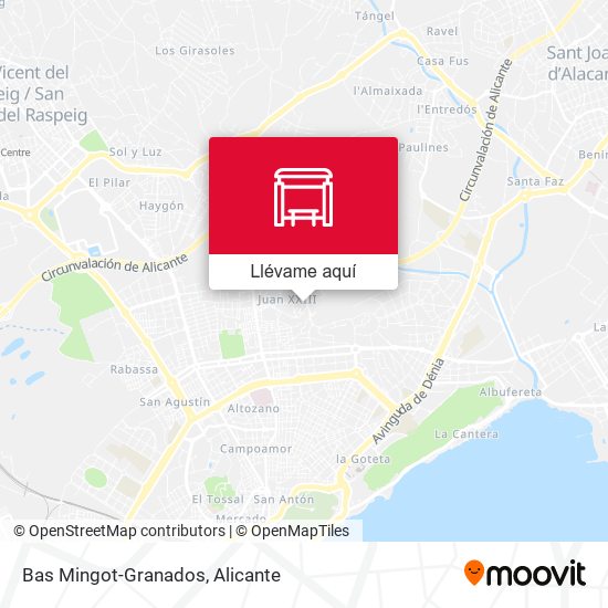 Mapa Bas Mingot-Granados