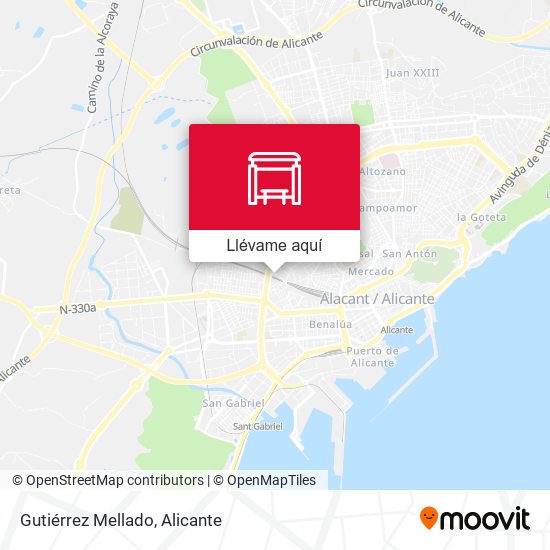 Mapa Gutiérrez Mellado
