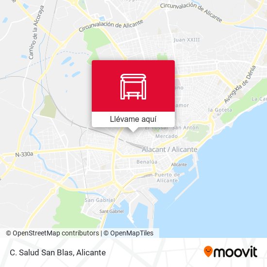 Mapa C. Salud San Blas