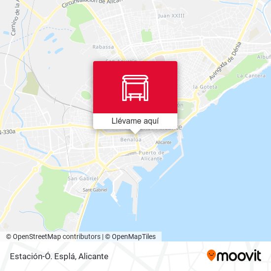 Mapa Estación-Ó. Esplá