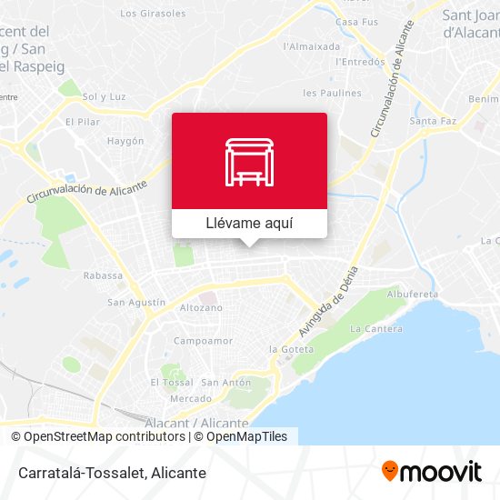 Mapa Carratalá-Tossalet
