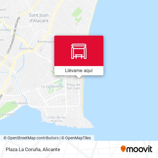 Mapa Plaza La Coruña