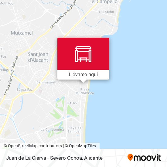Mapa Juan de La Cierva - Severo Ochoa