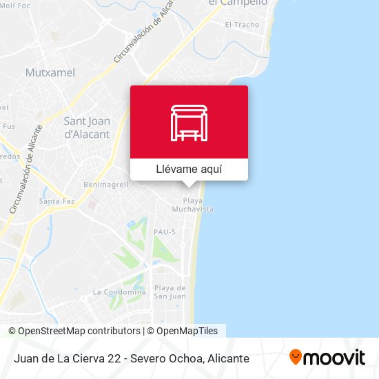 Mapa Juan de La Cierva 22 - Severo Ochoa