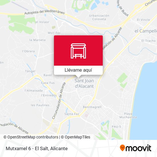 Mapa Mutxamel 6 - El Salt