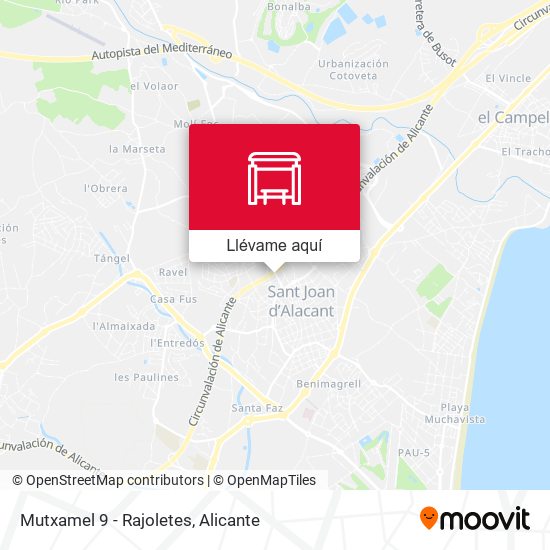 Mapa Mutxamel 9 - Rajoletes