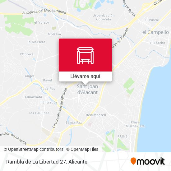 Mapa Rambla de La Libertad 27