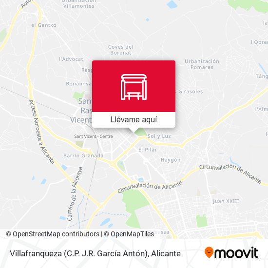Mapa Villafranqueza (C.P. J.R. García Antón)