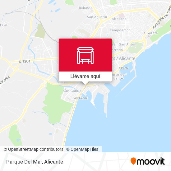 Mapa Parque Del Mar