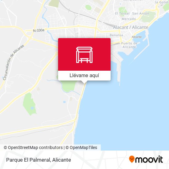 Mapa Parque El Palmeral