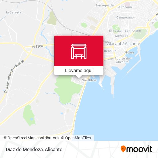 Mapa Díaz de Mendoza