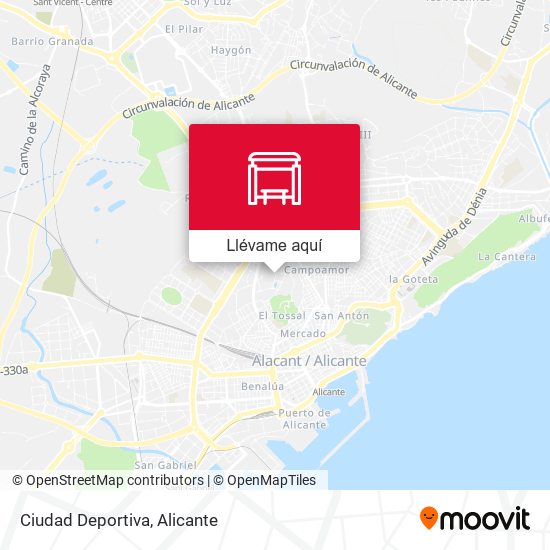 Mapa Ciudad Deportiva