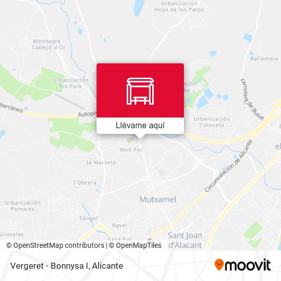 Mapa Vergeret - Bonnysa I