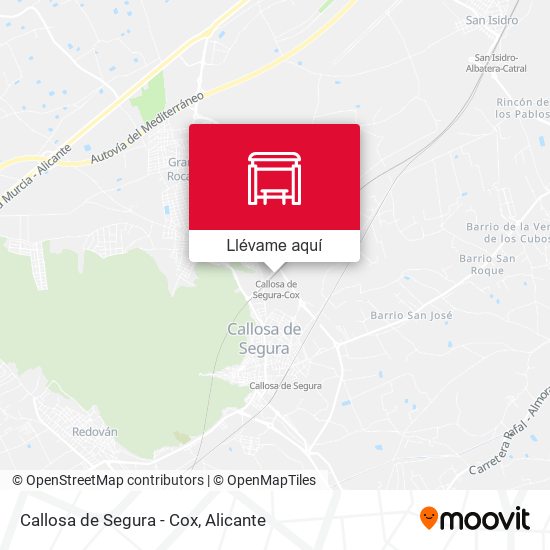 Mapa Callosa de Segura - Cox