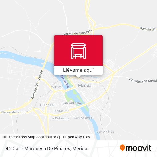 Mapa 45 Calle Marquesa De Pinares