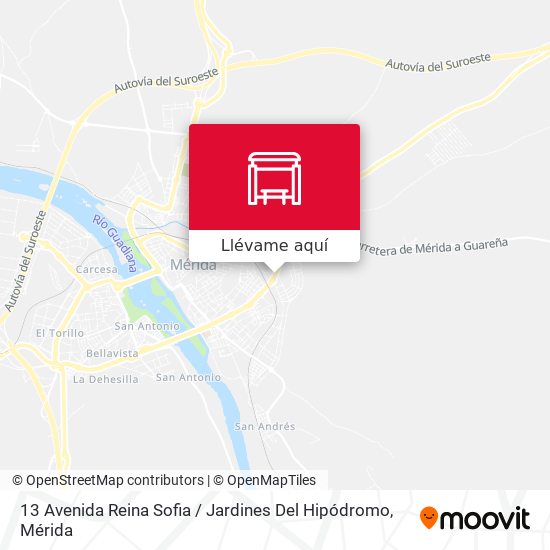 Mapa 13 Avenida Reina Sofia / Jardines Del Hipódromo