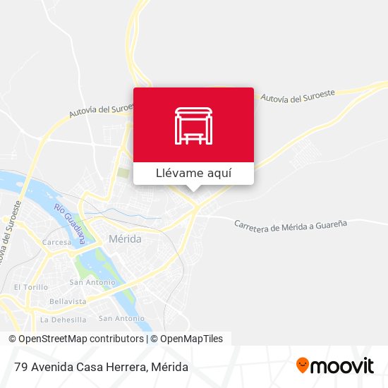 Mapa 79 Avenida Casa Herrera