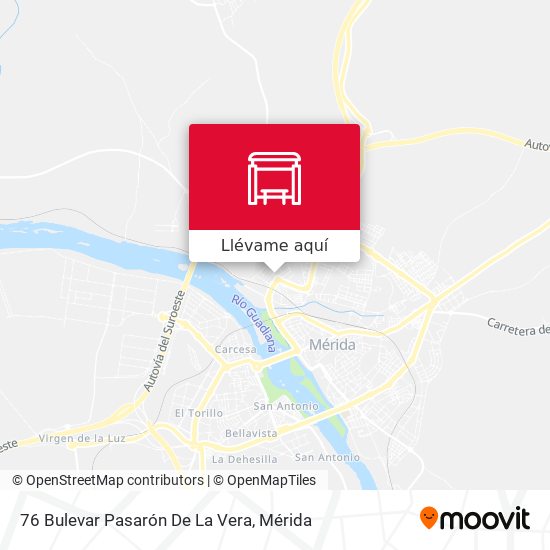 Mapa 76 Bulevar Pasarón De La Vera