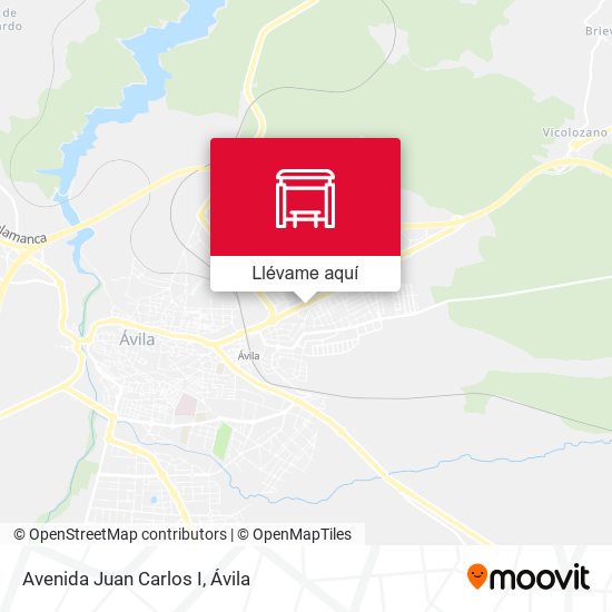 Mapa Avenida Juan Carlos I