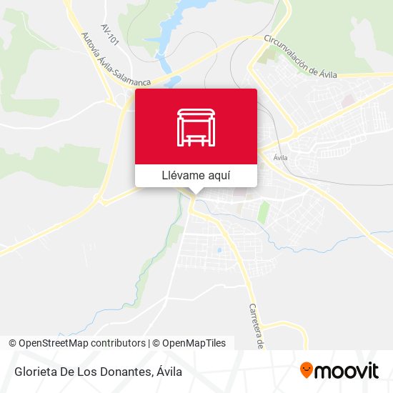 Mapa Glorieta De Los Donantes