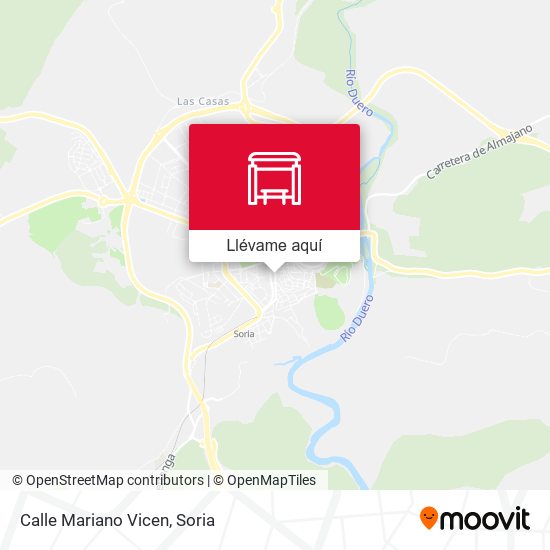 Mapa Calle Mariano Vicen