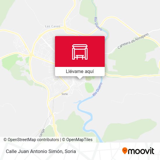 Mapa Calle Juan Antonio Simón