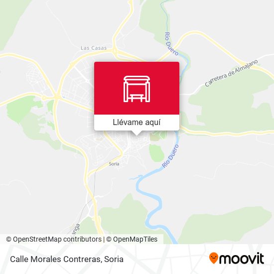 Mapa Calle Morales Contreras
