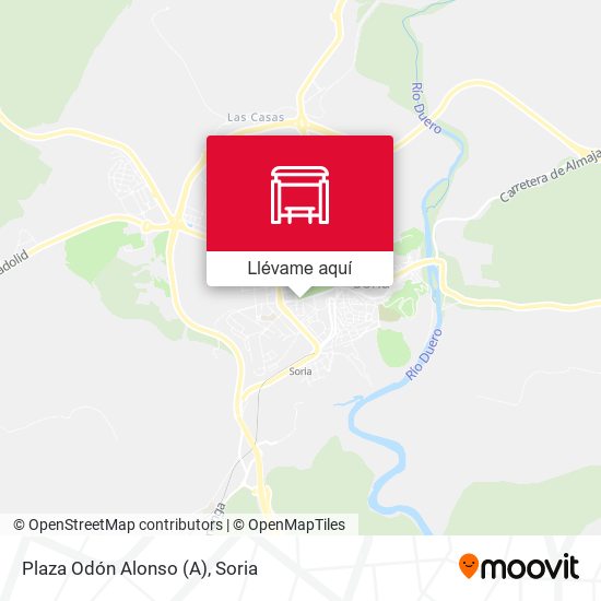 Mapa Plaza Odón Alonso